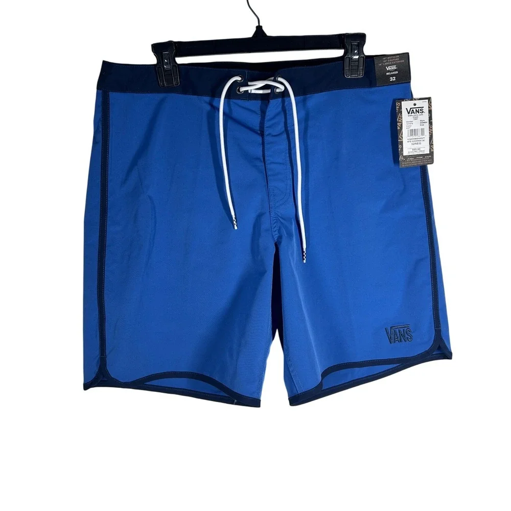 Vans Ever Ride Boardshorts Blue Mens Size 32 Swim Trunks Shorts‎ New with Tags
